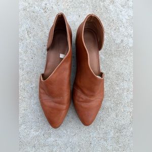 Brown ankle booties